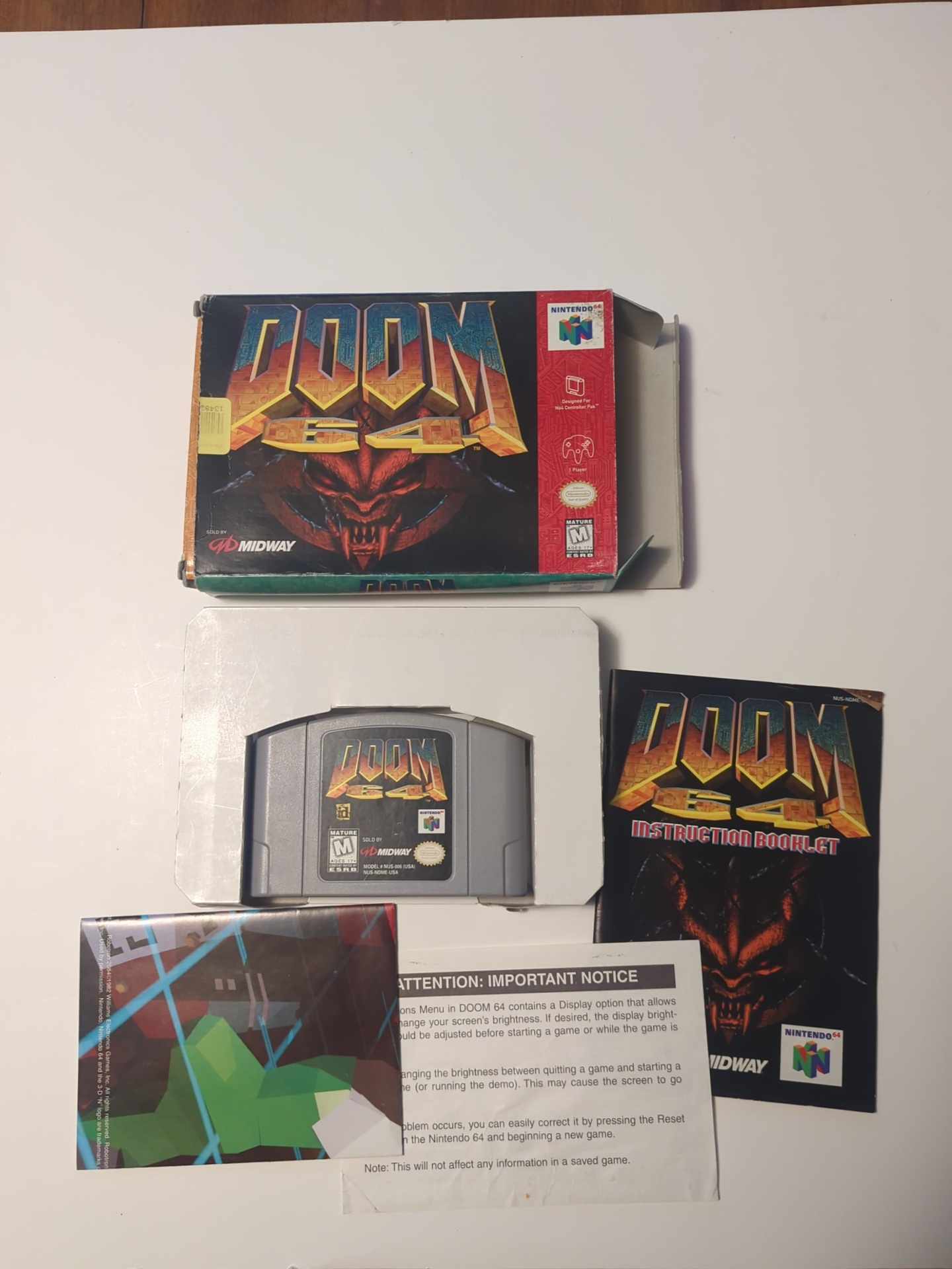 DOOM 64 CIB N64