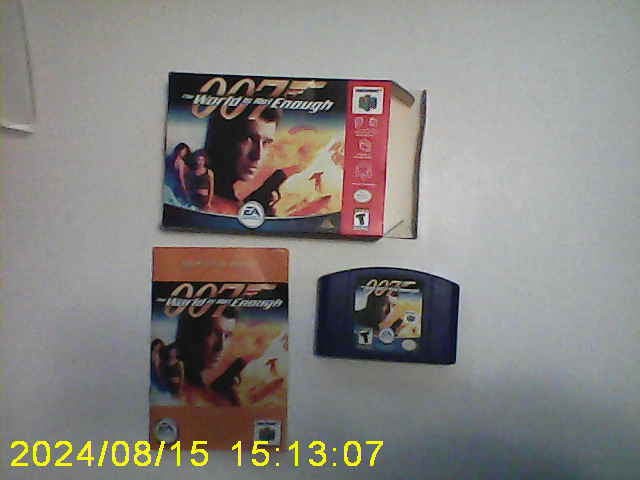 007 the world is not enough n64 cib