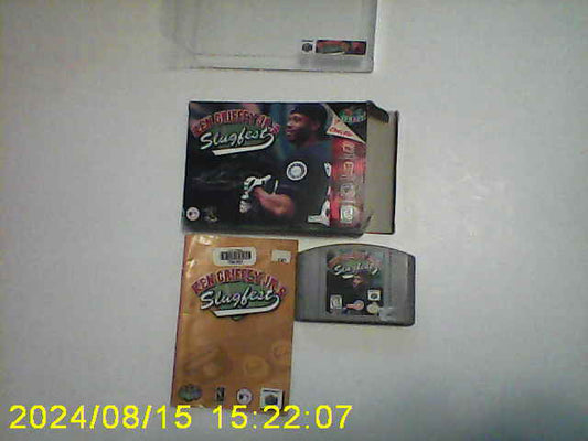 ken griffy jr's slugfest cib n64