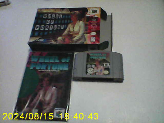 wheel of fortune n64 cib