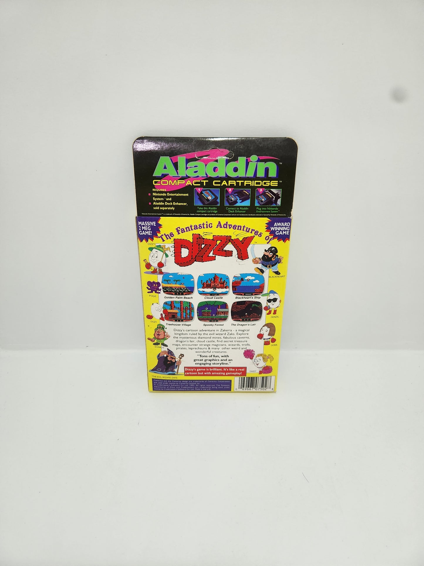 NES Aladdin Fantastic Adventures of Dizzy SEALED