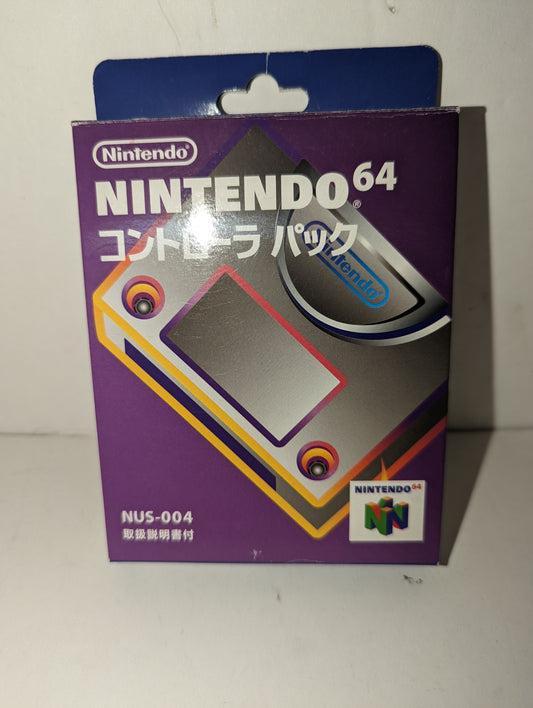 Nintendo 64 acc. cib memory card