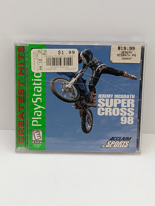 PlayStation Jeremy McGrath Super Cross 98
