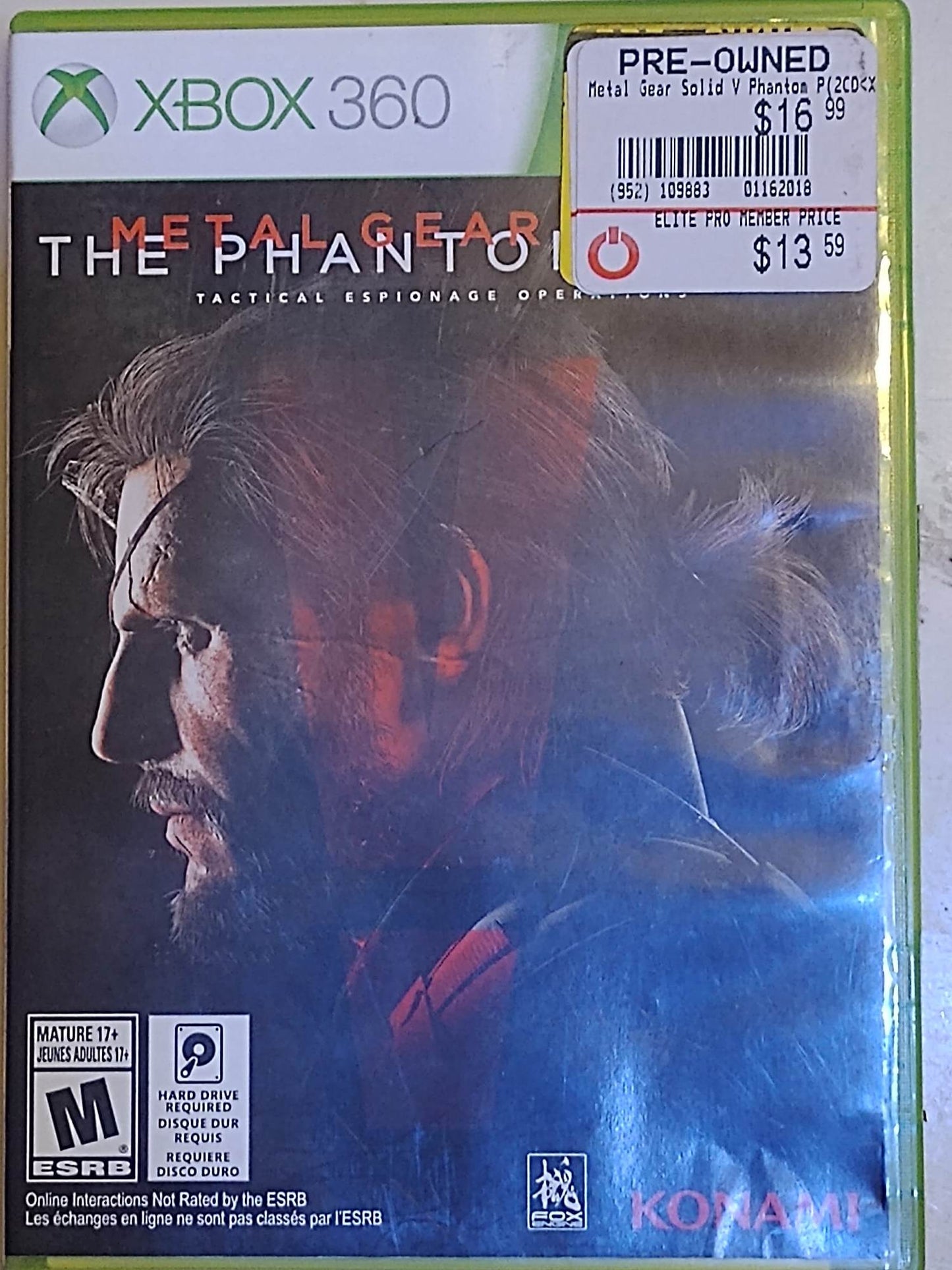 Xbox 360 Metal Gear Solid V: The Phantom Pain